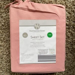 Huntington Home Twin Microfiber Sheet Set